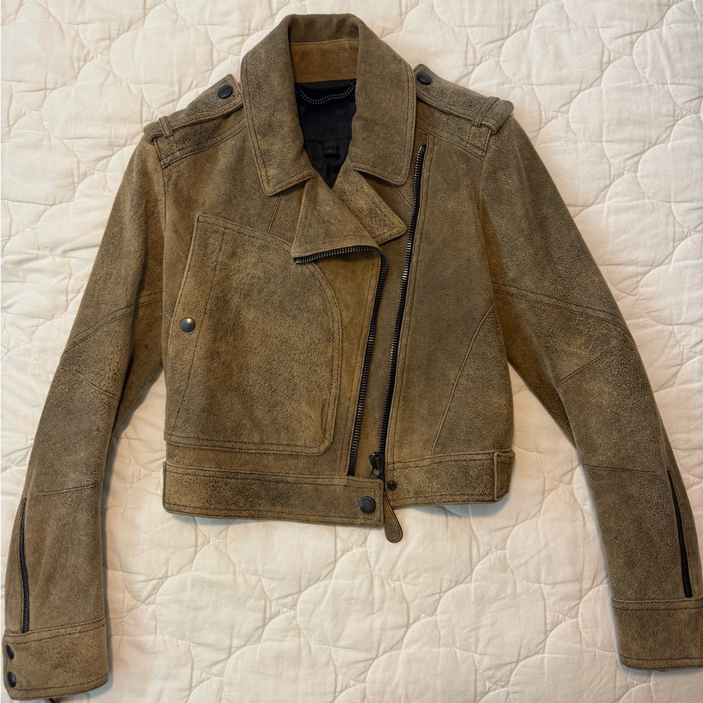 Burberry Prorsum Tan Suede Women's Jacket